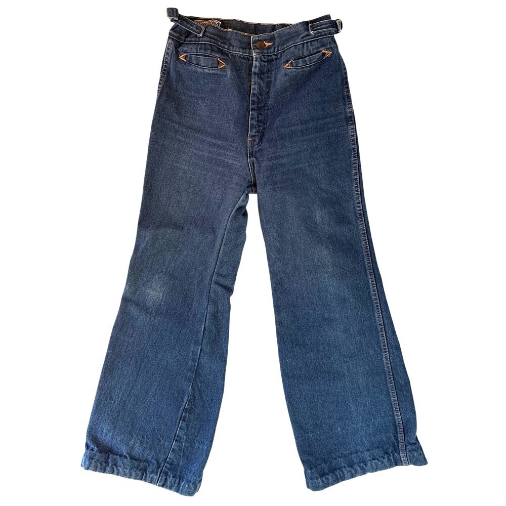 Bearbottom Seattle Vintage Flare Blue Jeans Size 28